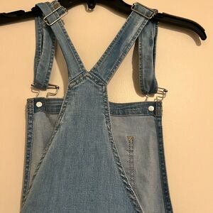 Light  ripped jean shorts overall
